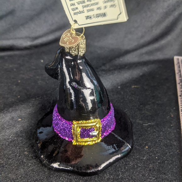 New Old world Christmas Halloween witches hat decor ornament - Picture 2 of 7